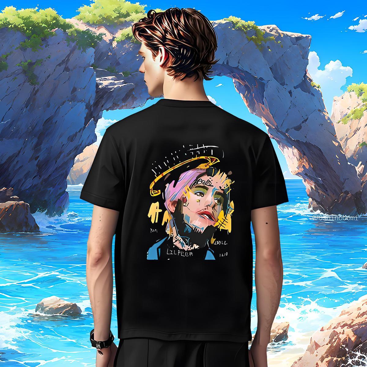 T-Shirts for Men 230g 100% Cotton portrait Home Outdoor Short Sleeve Soft Asian Size Men Tshirts New Designer Wholesale Polos