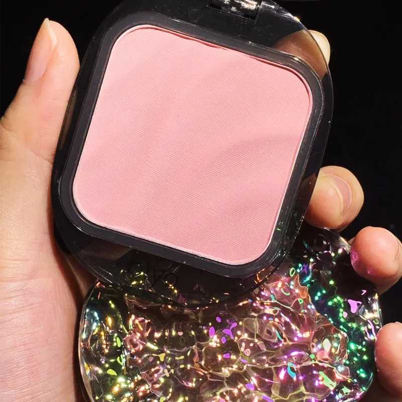 Biya Ripple Blush Powder Blusher Pure Desire Cute Sweet Plain Makeup Supernatural Monochrome High-quality Low Saturation Y240815
