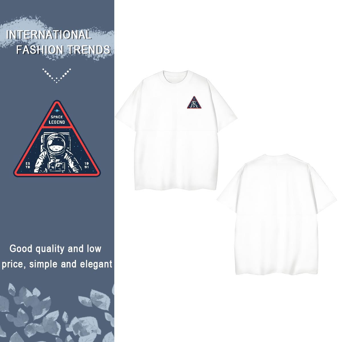 T Shirt For Man 230g 100% Cotton universe Casual Daily Wear O-Neck Short Sleeve Oversized Couples T Shirts 2024 TOP Quality Tops Tees