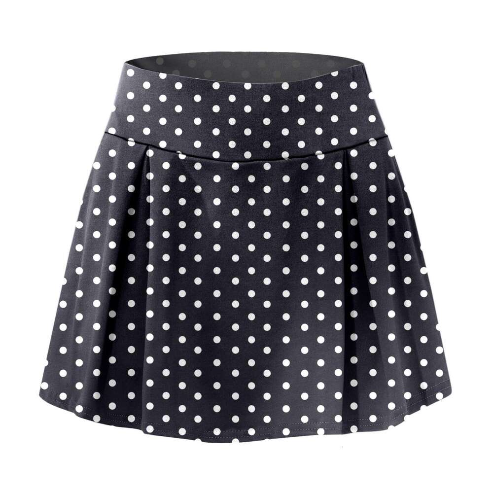 In New Skirts For Women Trendy Summer Dot Prints Tennis Golf Yoga Sport Active Shorts Streetwear Women's Short Skirt 's