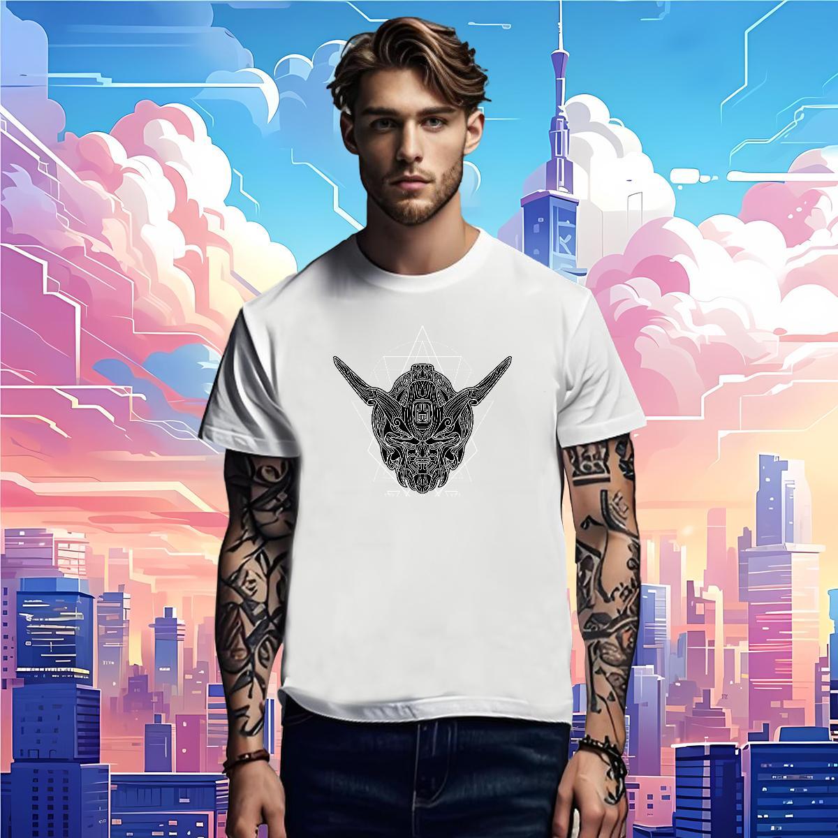 T Shirt For Man 230g Cotton icon Sports Casual Short Sleeve O-Neck Floral Print Men Tops Tees Fashion Designer Loose Fit Wear