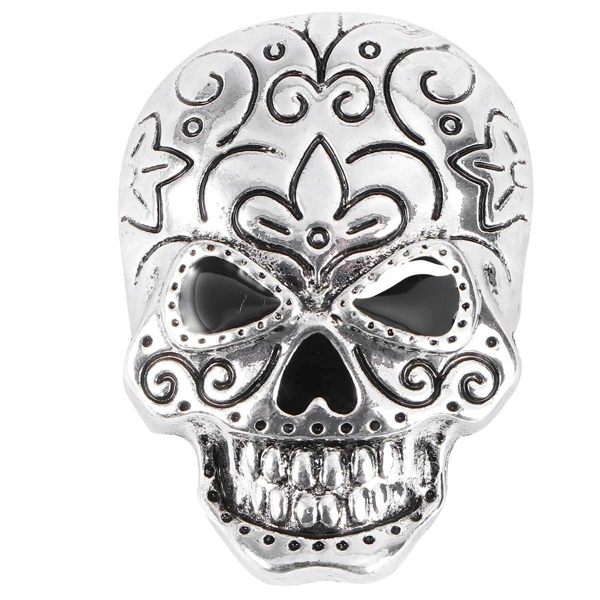 Fashionable Breastpin Halloween Skull Pirates Fashion Party Costume Decoration W240815