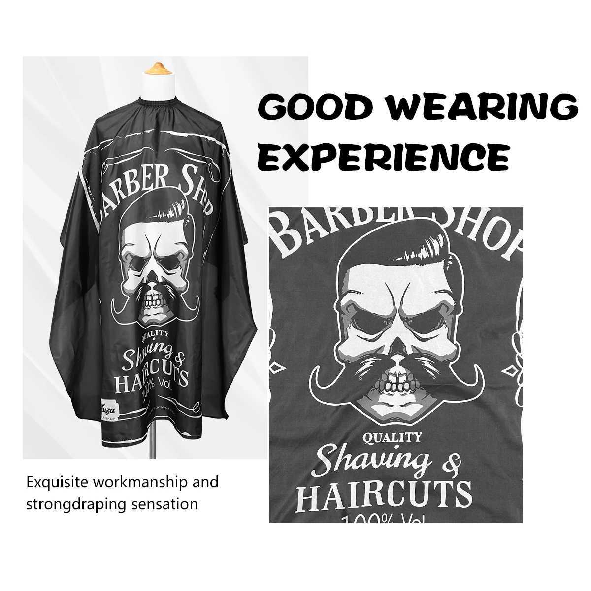 Black hair salon hair hat mens work clothes apron salon hair dye clothing supplies W240814