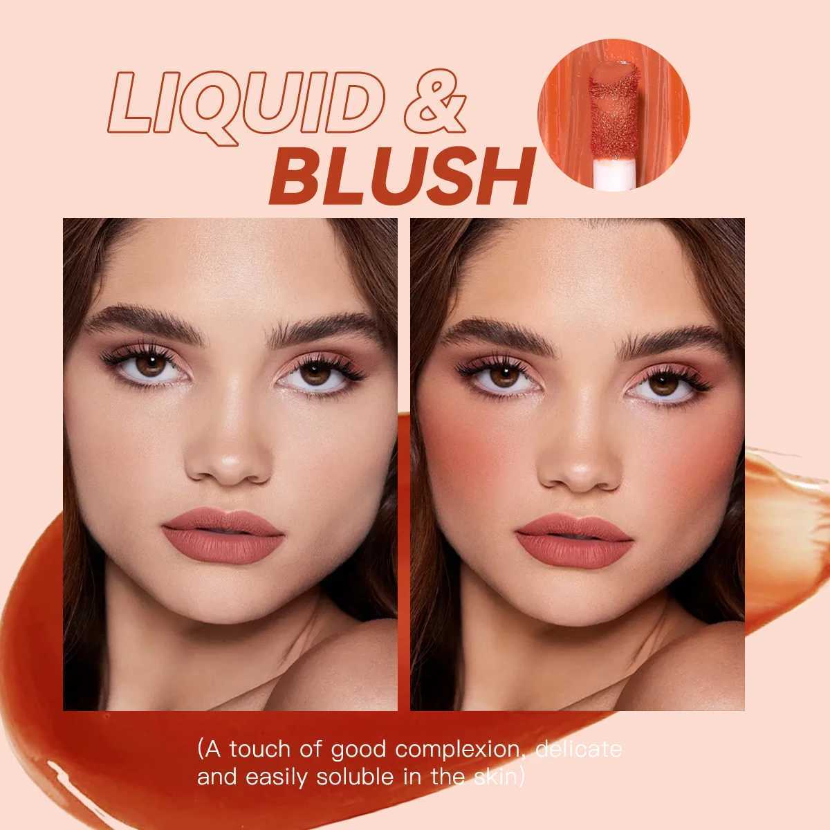 Highly Pigmented Matte Liquid Blush Long Lasting Non Fading Smooth Festival Stage Makeup Blush Y240815