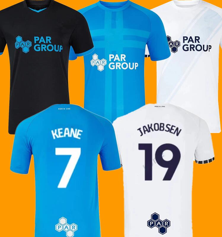24 25 Preston Third Football Shirt Kit Vintage 2024 2025 Home Away Soccer Jersey Mens kids kit Fans Tops Trikot EVANS FROKJAER GREENWOOD RIIS OSMAJIC Keane