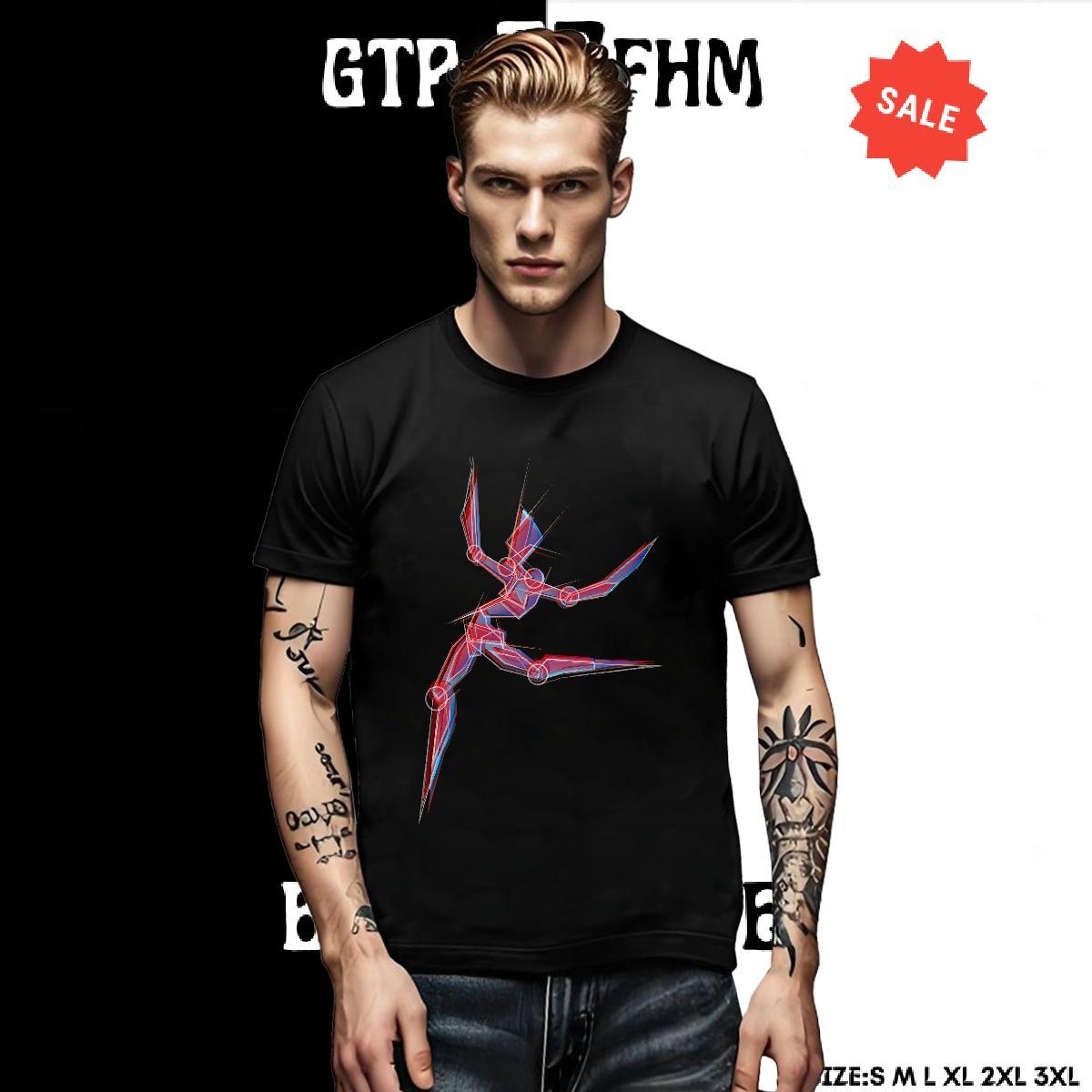 Soft Men Clothes T-Shirt Anime Printing Street 230g 100% Cotton Custom Big Size Round Neck Short Sleeve ET T-Shirts 2024 New Top Tees
