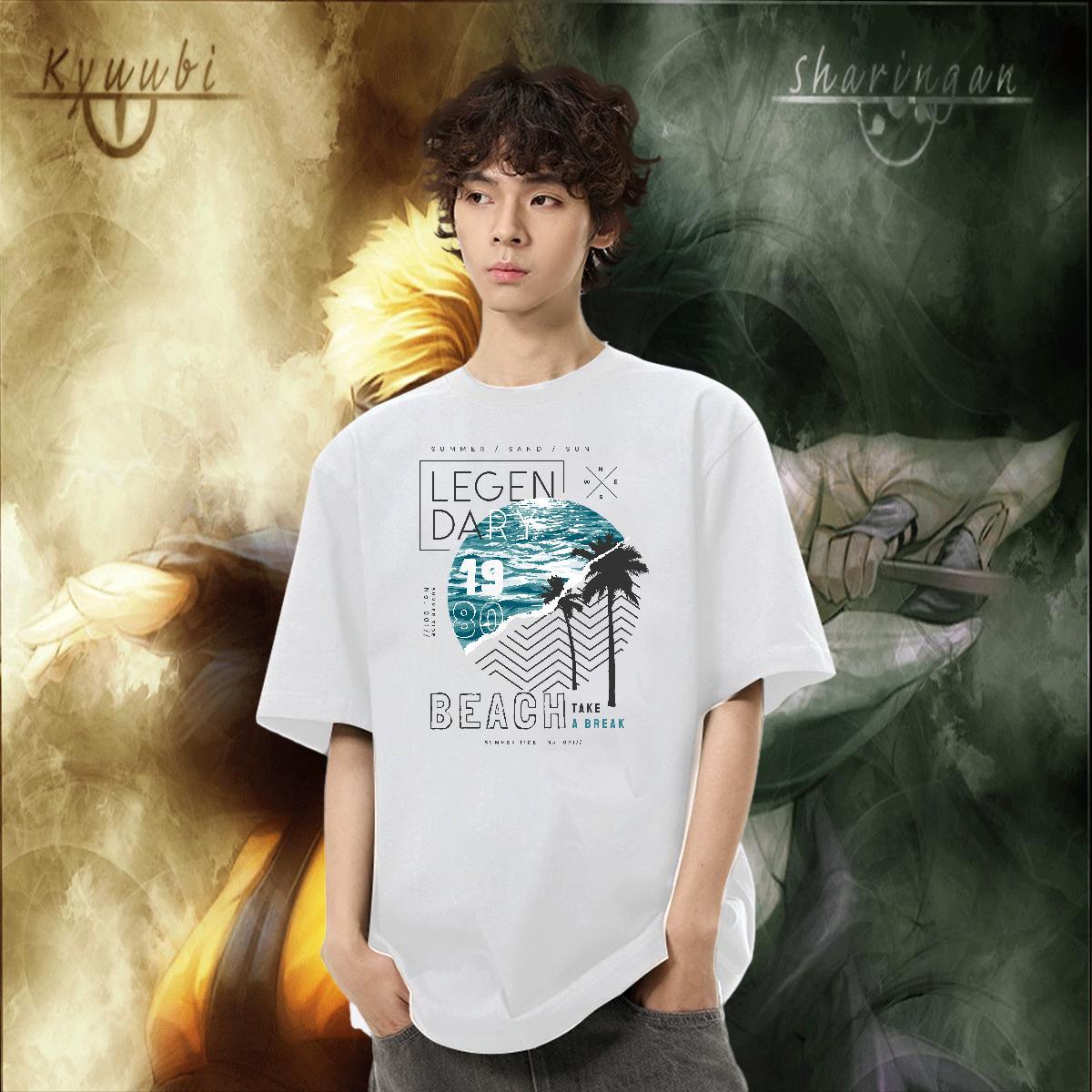 Designer Men Tops Tees High Street Hip Hop 100% Cotton 230g Custom Big Size Short Sleeve Soft letter T-Shirts Fashion New Wear