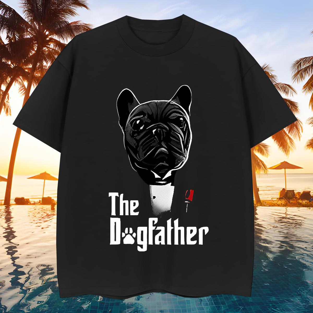 TOP Quality T-Shirts for Men dog Pure Cotton Spring Summer Custom Cartoon 230g 100% Cotton Tshirts DIY Tops