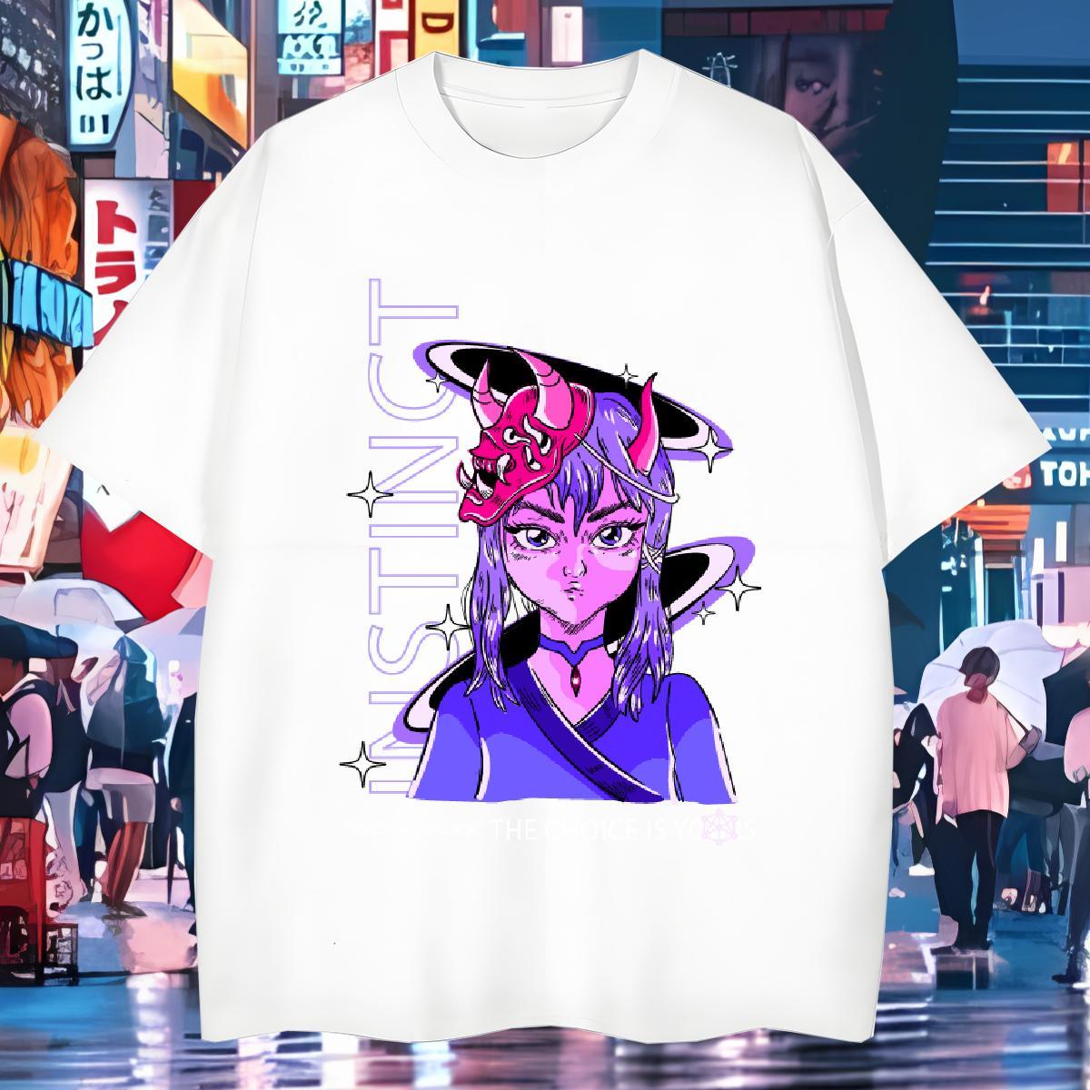 T-Shirts 100% Cotton 230g portrait Daily Wear Short Sleeve Soft Custom Anime Men Clothes T-Shirt Fashion Designer High Quality Tees Shirts