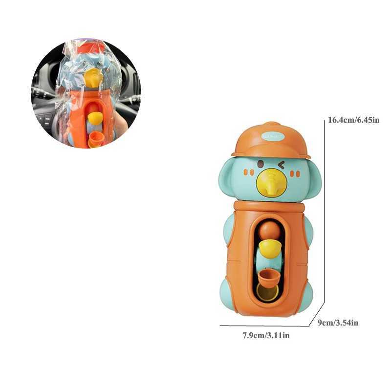 New Cute Duck/Elephant Baby Shower Toy Childrens Water Game Spinners and Suction Cup Water Wheel Game Childrens BathroomW240814