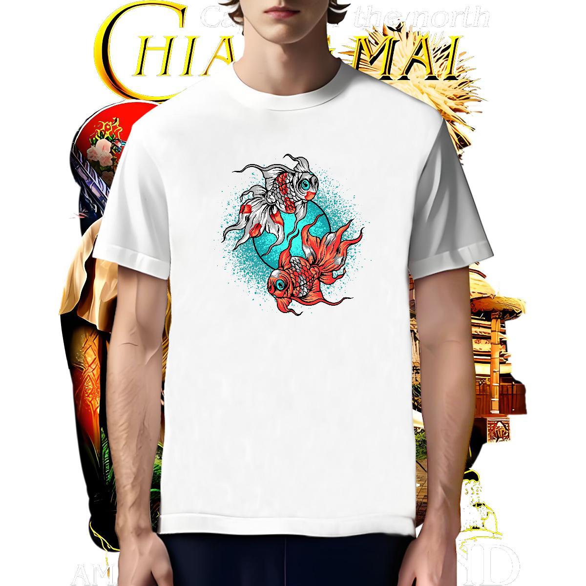 TOP Quality Man T Shirts Breathable High Street Hip Hop Plus Size Custom 230g Cotton Men Clothes T-Shirt DIY Polos
