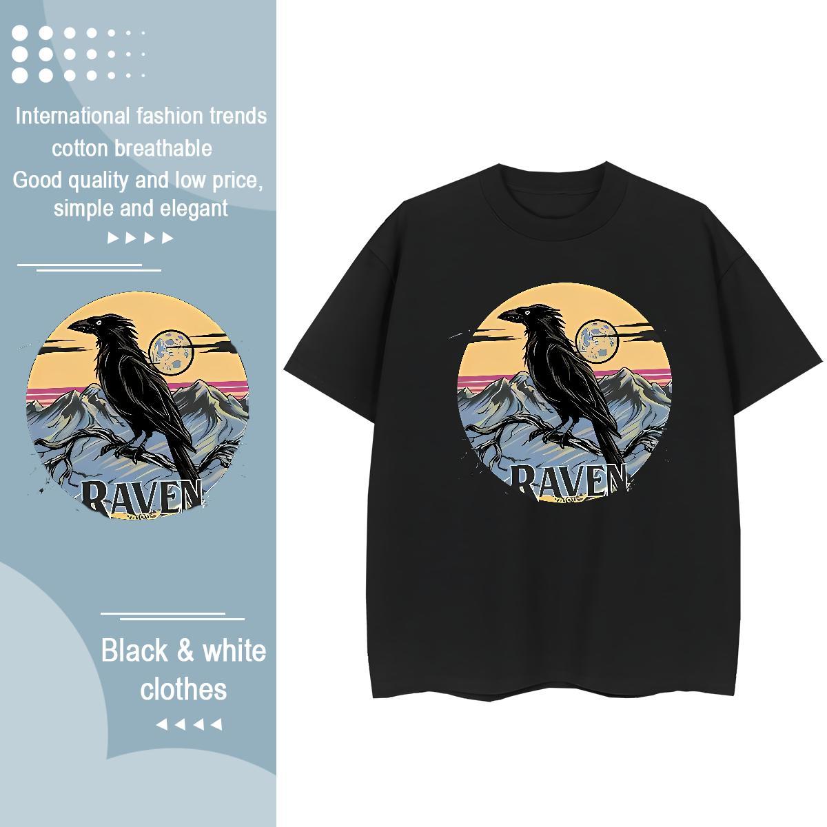 Designer T Shirt For Man eagle O-Neck Short Sleeve Street wear Hip Hop DIY Anime 230g Cotton Couples T Shirts Fashion Polos