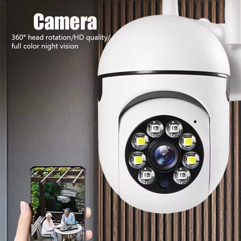 Surveillance Camera PTZ CCTV IP Wifi Camera 4X Zoom Security Protection Wireless Home AI Human Trcking Outdoor Two Way Audio