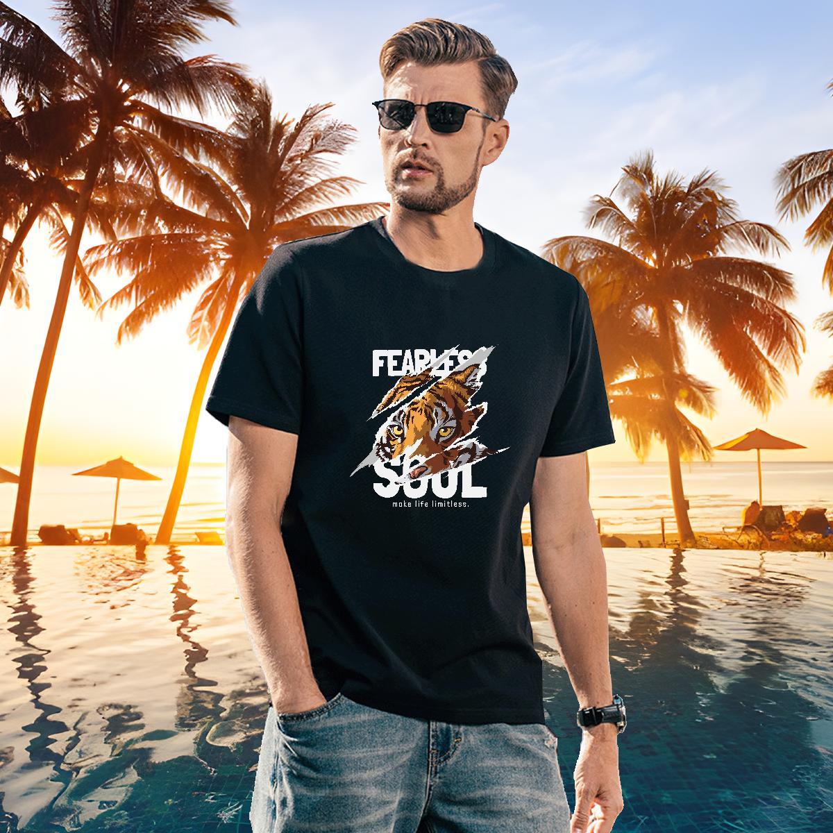 Designer T shirt Breathable Anime Printing Street Custom Printed 100% Cotton 230g Tshirt for Man Woman Designer Fashion Clothings