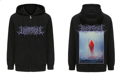 Lorna Shore Heavy Mental Band Hoodie Sweatshirts Men/women Long Sleeve Hoody Tops Harajuku Streetwear Zipper Hooded Coats 240814