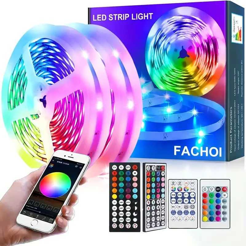 100ft LED Strip Lights with App Remote Control 5050 RGB Smart Light Strip with Built-in Microphone 2024 USB Wireless Light Strip CL240815