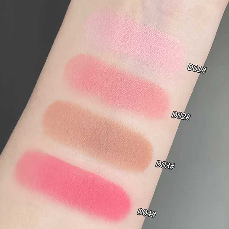 Love Powder Blusher Long-lasting Natural Matte Cheek Contour Tint Peach Pink Facial Blusher Cosmetics Single Color Blush Palette Y240815