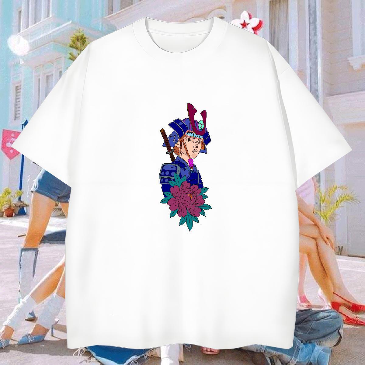 Mens T Shirts 230g Cotton portrait Street Wear Short Sleeve Soft Black Oversized Men Tees Fashion Casual Designer Top Tees
