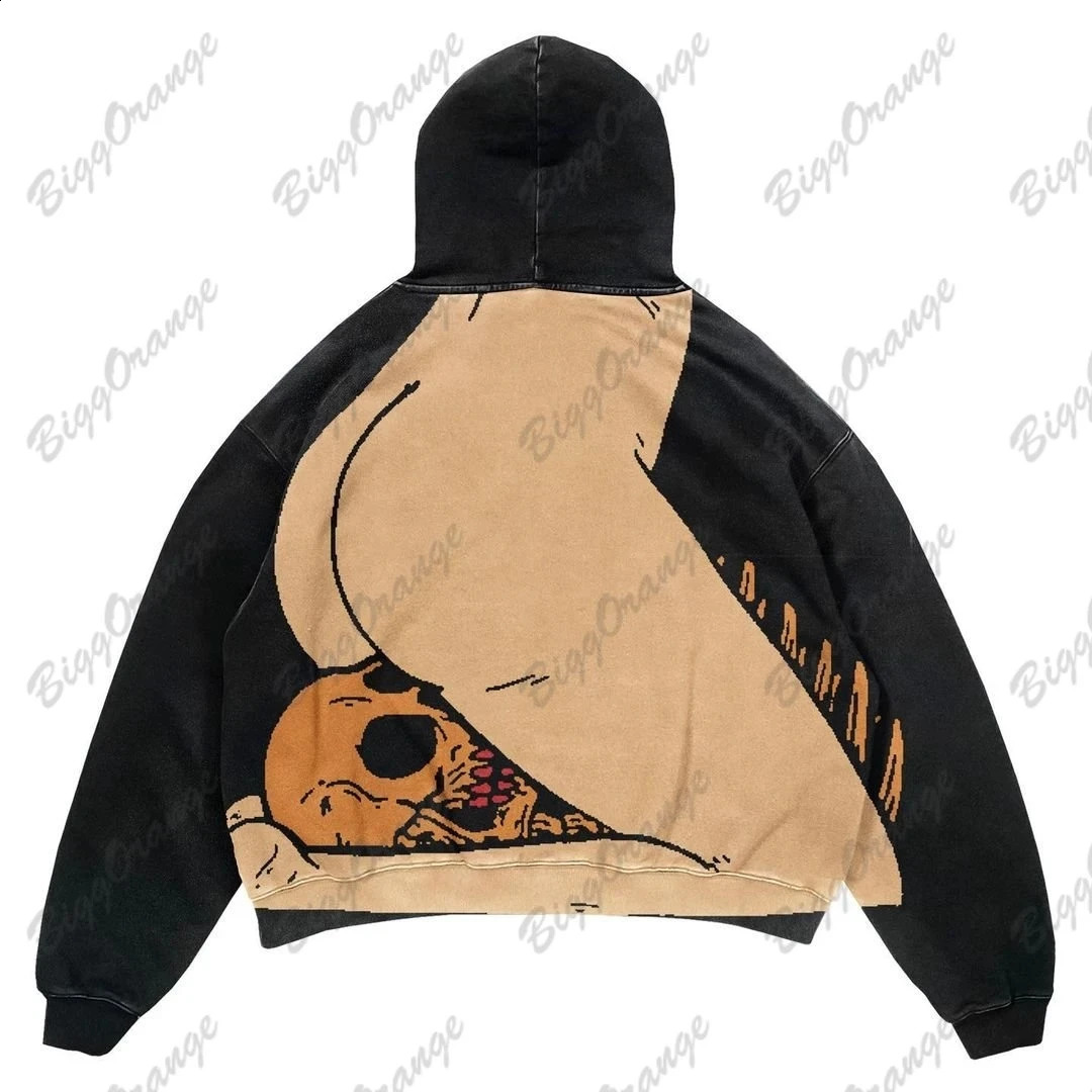 Y2k Hoodies Gothic Harajuku Niche Grunge Hoodies Women Hip Hop Retro Loose Sweatshirt Oversized Hoodie Streetwear Anime Hoodie 240827