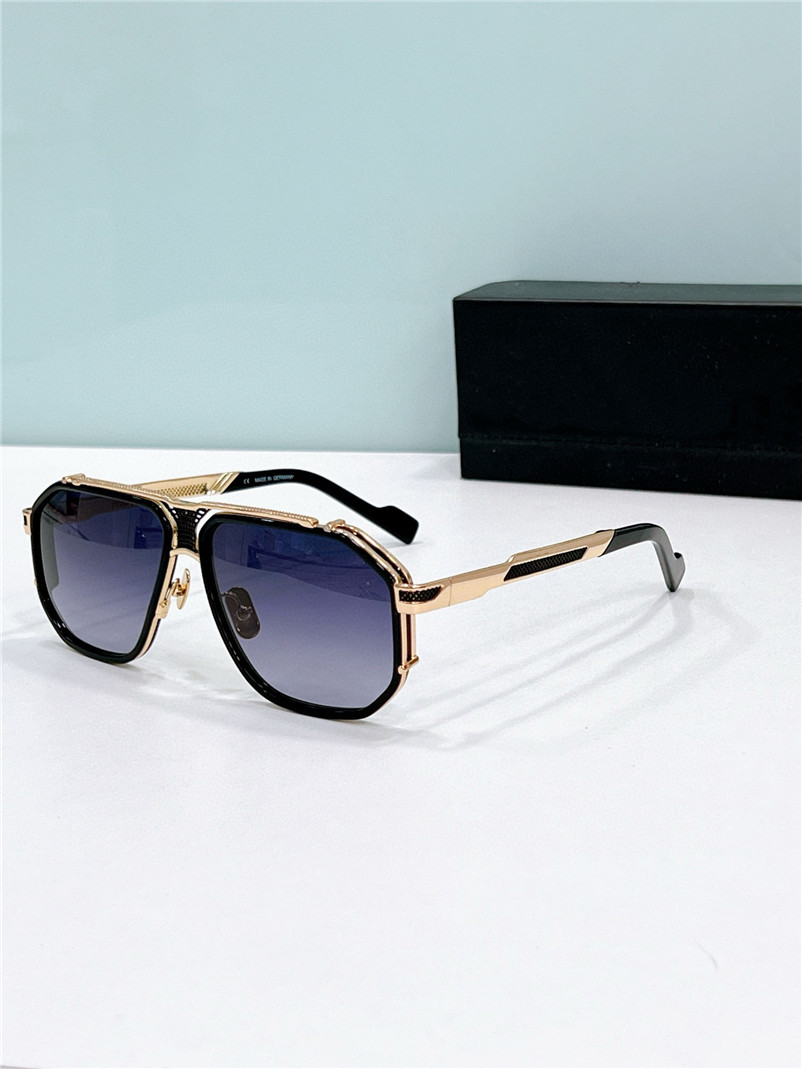 New fashion design pilot sunglasses 683 metal acetate frame Germany style avant-garde and generous outdoor uv400 protection eyewear
