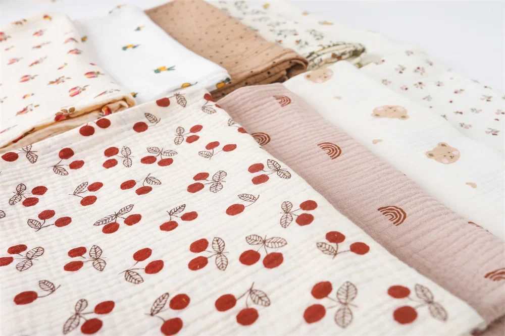 Cotton Receiving Blanket for Newborn Gauze Muslin Baby Blanket New Born Swaddle Wrap Kids Bath Towel Baby Stroller Blanket Y240815