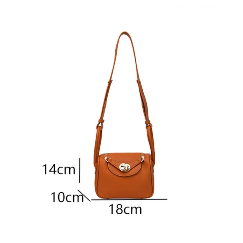 Leather Female Fashion Pillow Bag Small Crossbody Bags for Women Handbags and Purses 240821Z