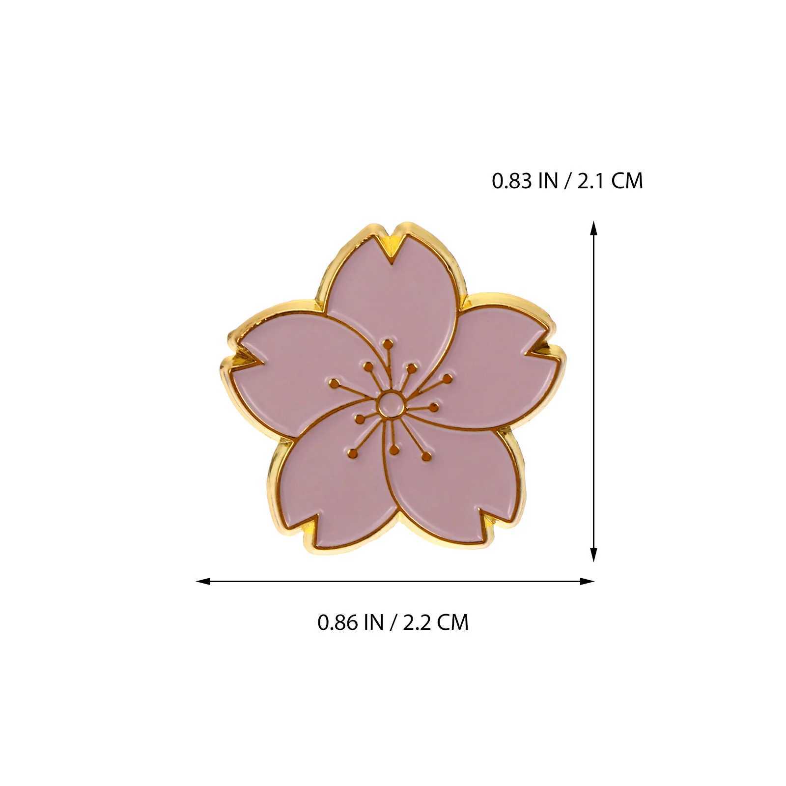 2 pieces of Japanese style Brooch clothing fashionable cherry brooch exquisite and fashionable flower alloy party dress decoration W240815
