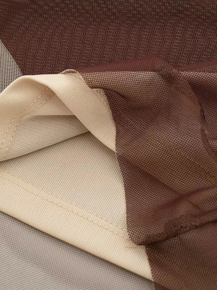 Gradient Print Tulle Beach Dress Women Summer Sleeveless Strap Pleated Midi Dresses Female Elegant Party Evening Vestido 240815