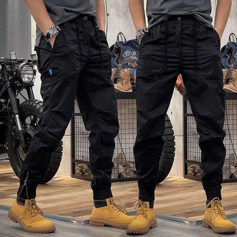 Fashion brand mens workwear pants 2024 new high-end lightweight luxury spring/summer casual version W240725