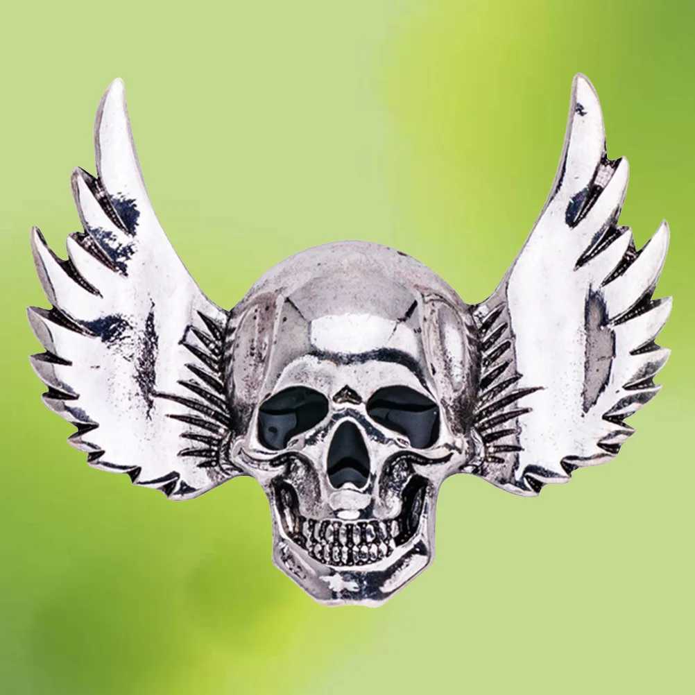 Gothic Punk Ghost Brooch Pin Stylish Breastpin for Evening Party Cost (X1524 Silver) W240815