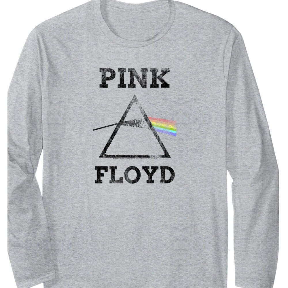 Long Sleeve Shirts For Men Sweatshirt Dark Side Of The Moon Distressed Graphic Tee Streetwear Casual Tops Clothes sweatshirts