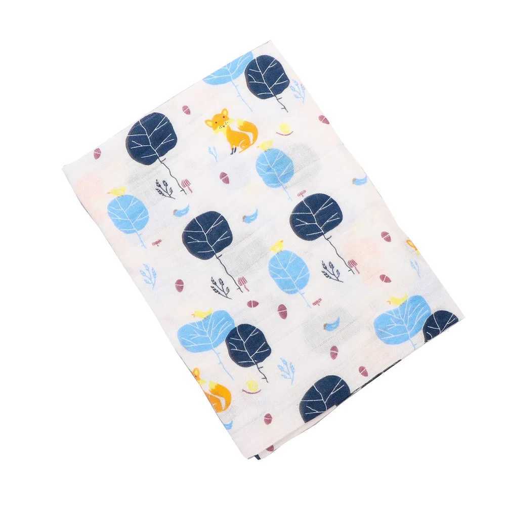 Plain weave baby blanket newborn photography accessories soft play pad swaddle packaging baby bamboo cotton baby crib towelW240810