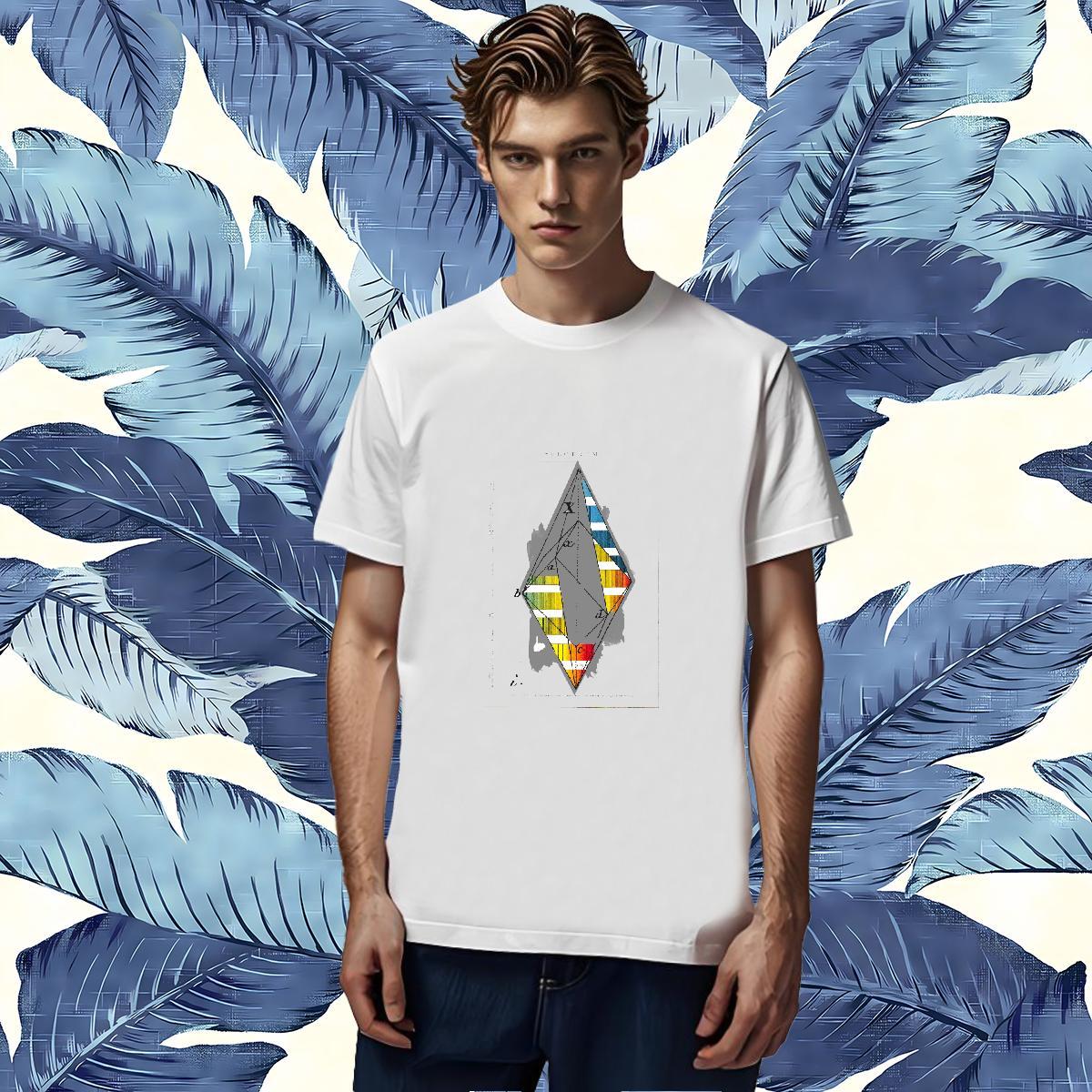 Comfortable math T-Shirts Hip Hop Men Tshirts 100% Cotton 230g Fashion New Crew Neck Custom Big Size Polos