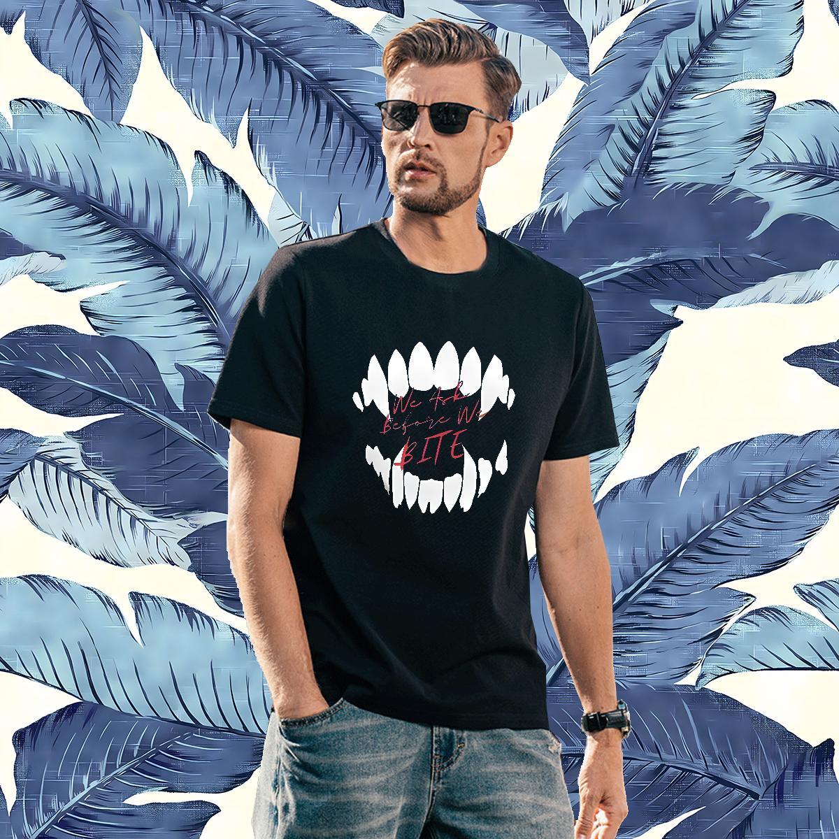 Free Shipping letter T-Shirts for Men Street Casual Couples T Shirts 230g Pure Cotton Designer Round Neck Short Sleeve Anime Print Tees