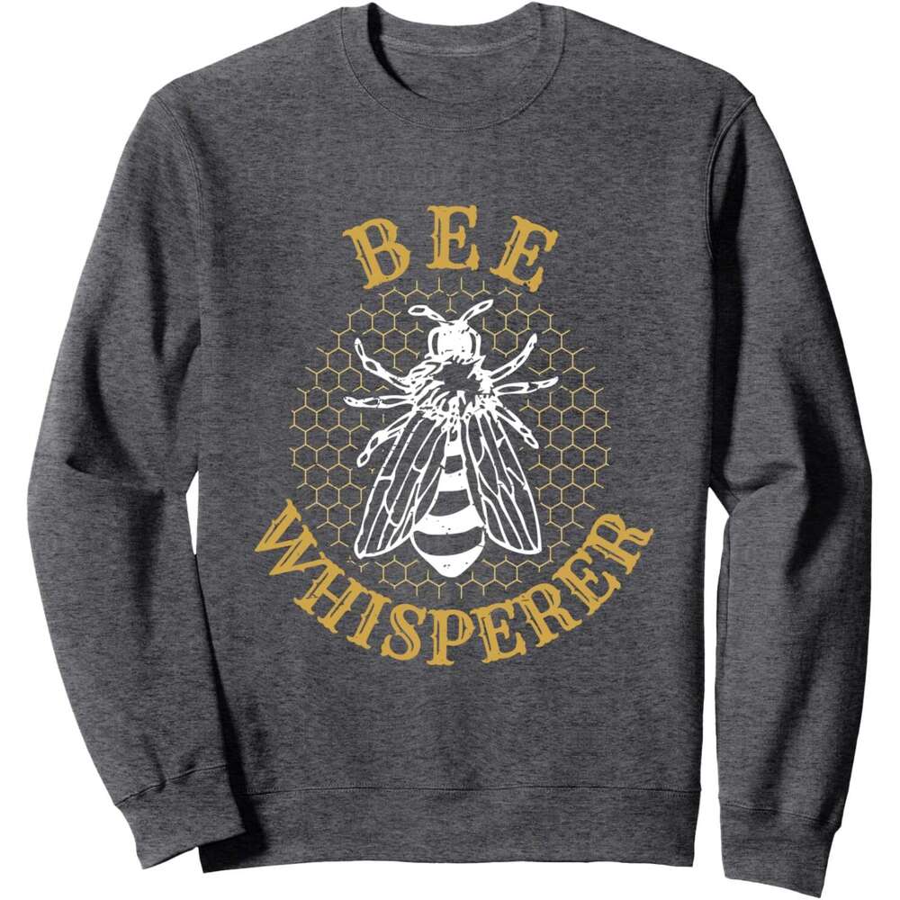 Long Sleeve Shirts For Men Sweatshirt Bee Whisperer Beekeeper Gift Honey Pollen Funny Sweatshirt Graphic Tee Streetwear Casual Tops Clothes sweatshirt