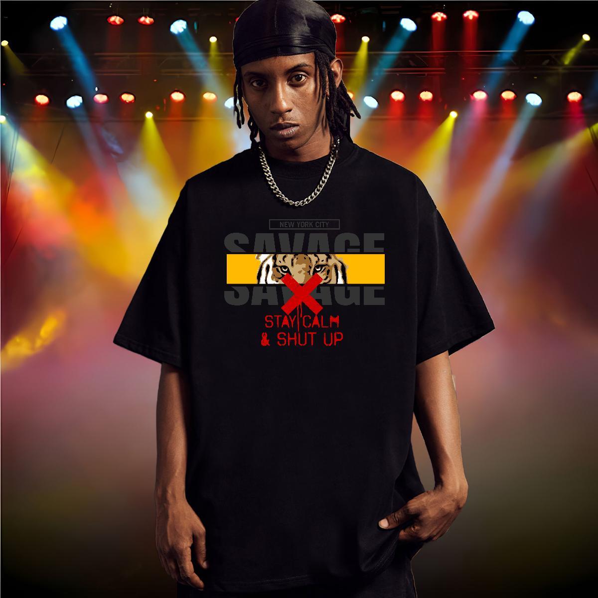 Comfortable Man T Shirts Breathable Anime Printing Street Cartoon Print 100% Cotton 230g Couples T Shirts 2024 Designer Clothings