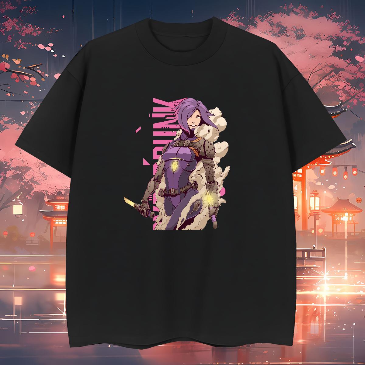Cool Design portrait T shirt Casual Men Clothes T-Shirt 230g Cotton DIY Customized Breathable Short Sleeve Anime Tees Shirts