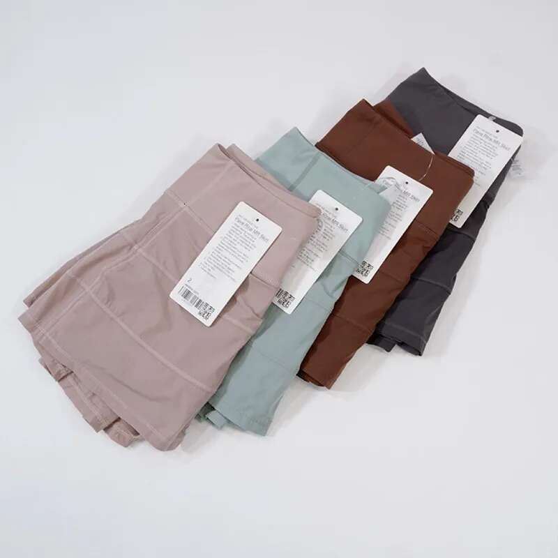 Tennis Sports Short Women's Fake Two Piece Lined Pleated Spring/Summer Yoga Fiess Skirt