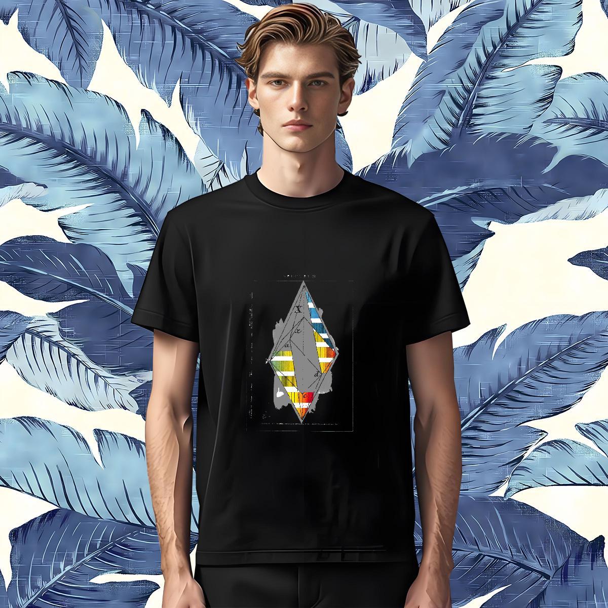 Comfortable math T-Shirts Hip Hop Men Tshirts 100% Cotton 230g Fashion New Crew Neck Custom Big Size Polos