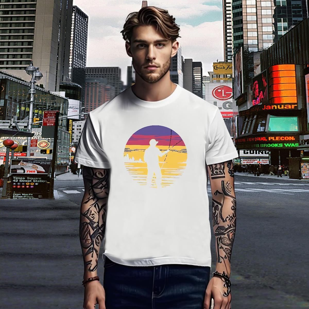 Men T Shirts 230g Cotton person Beach Short Sleeve O-Neck Oversized Tshirt for Man Woman Fashion Design Designer Clothes
