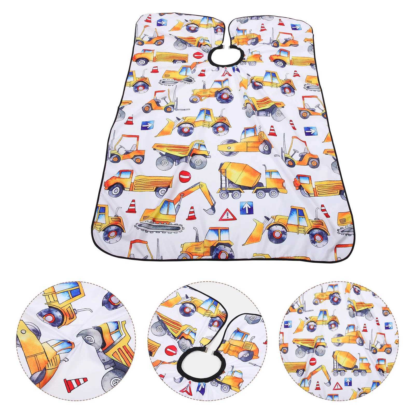 Childrens Barber Adult Clothing Corner Salon Apron Accessories Childrens Barber Pongi Hairstyles Men and Women W240814