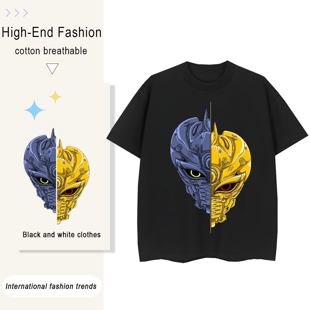 Comfortable Men Clothes T-Shirt Street wear Hip Hop 230g Cotton Customized Print Breathable ET T-Shirts for Men 2024 Designer Tshirts
