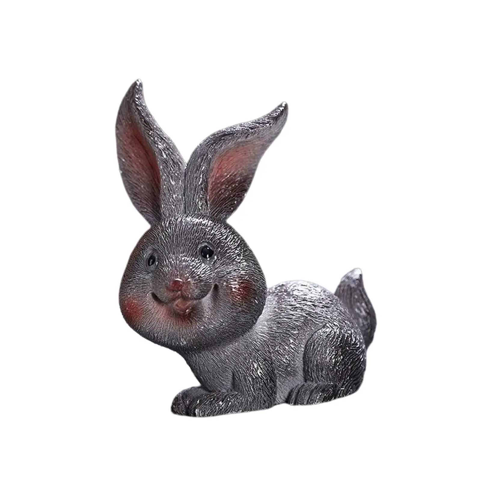 Color Changing Resin Tea Pet Water Tea Trays Accessories Kung Fu Tea Crafts Bunny Figurine for Home Gift Ceremony DecorationXJ240814