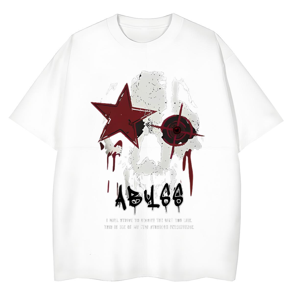 Cool Design T shirt halloween Breathable Crew Neck Sport Anime 230g 100% Cotton Men Tops Tees Casual New Clothings