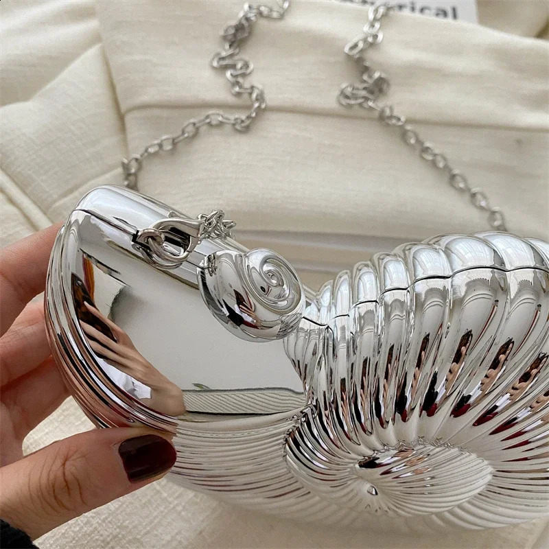 High Quality Design Single Shoulder Bag Fashionable and Minimalist Crossbody Bag Snail Shape Crossbody Bags 240813