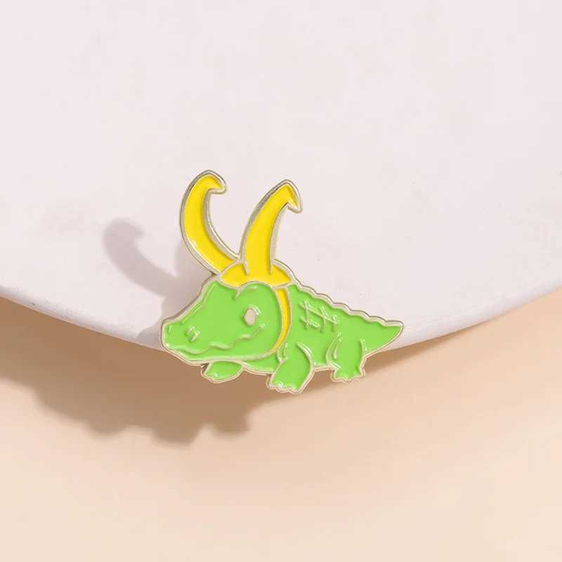 Crocodile Buggy Animal Fan Art Kawaii Enamel Pin Backpack Clothing Accessories Gifts Cute Collar Badge Jewelry Wholesale W240815