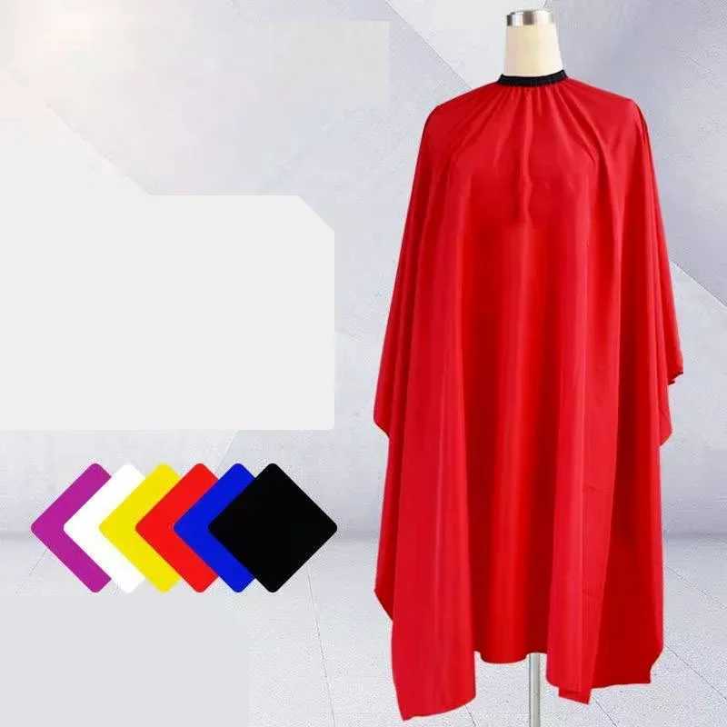 Black white hair salon professional salon hair shawl barber silicone collar barber apron shawl wholesale W240814