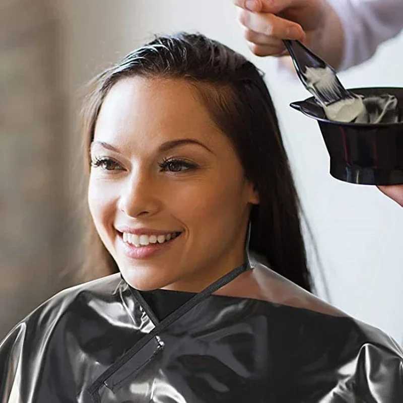 Hair Color Corner Professional Barber Waterproof Hair Color Shawl Corner Barber Styling Bag Durable Waterproof Non Adhesive W240814