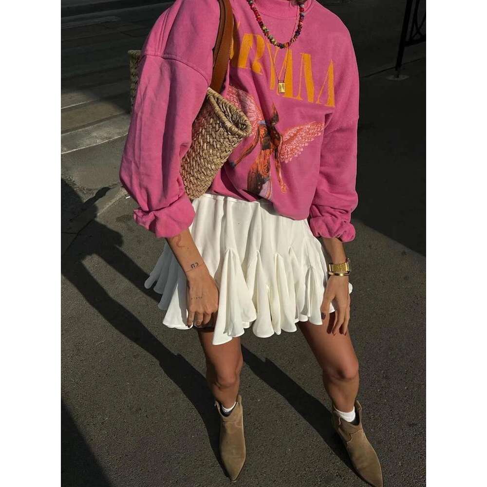 White Summer Women's Mini A-line High Sexy Cute Ruffle Vintage Tennis Skirt Elastic Waist Tutu Short Skirts Women s