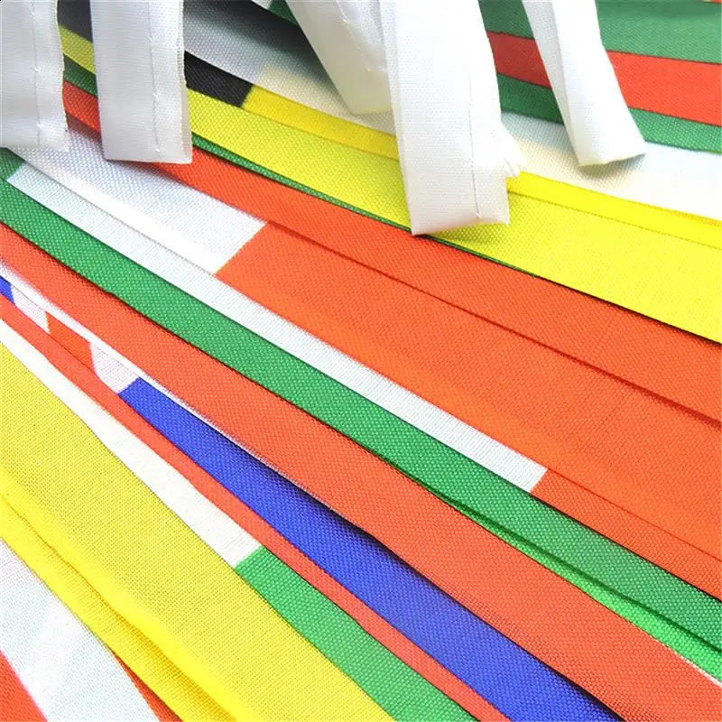 100/200 Fashion Countries National Flags Banner International World Flags String Flags Bunting Banner For Party Decorations 240813